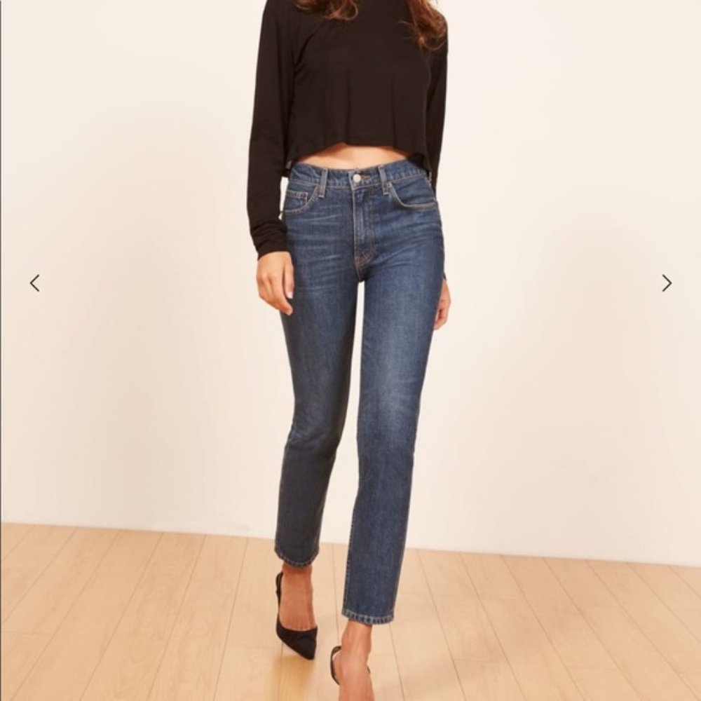 Reformation Julia High Rise Cigarette Jeans